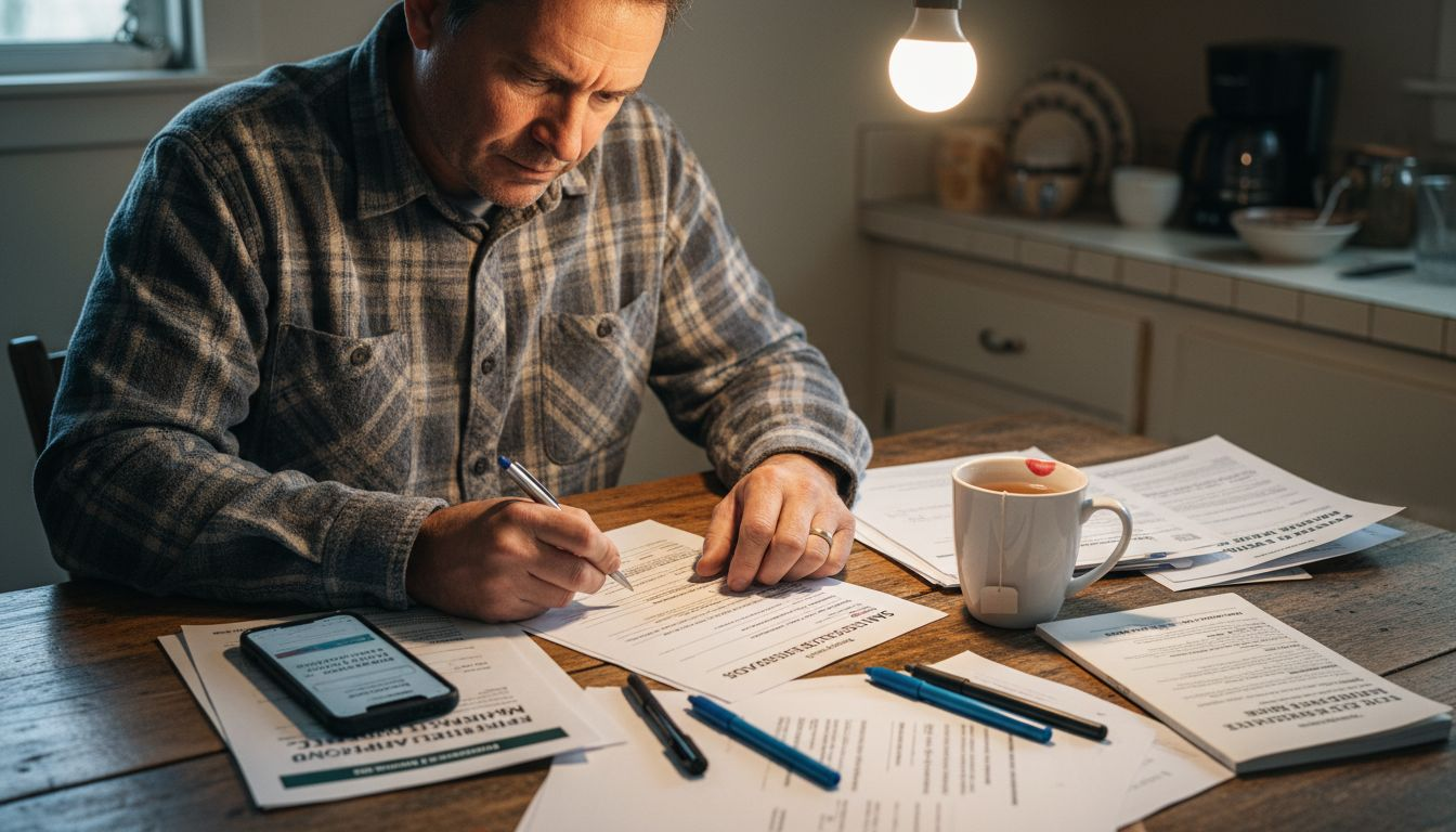 Business owner completes local license documents