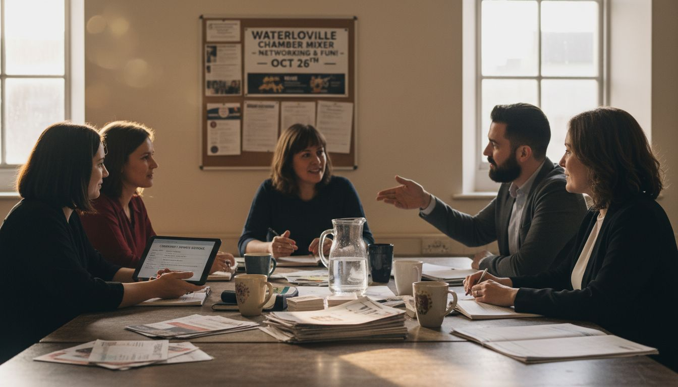 Business owners meet for local chamber planning