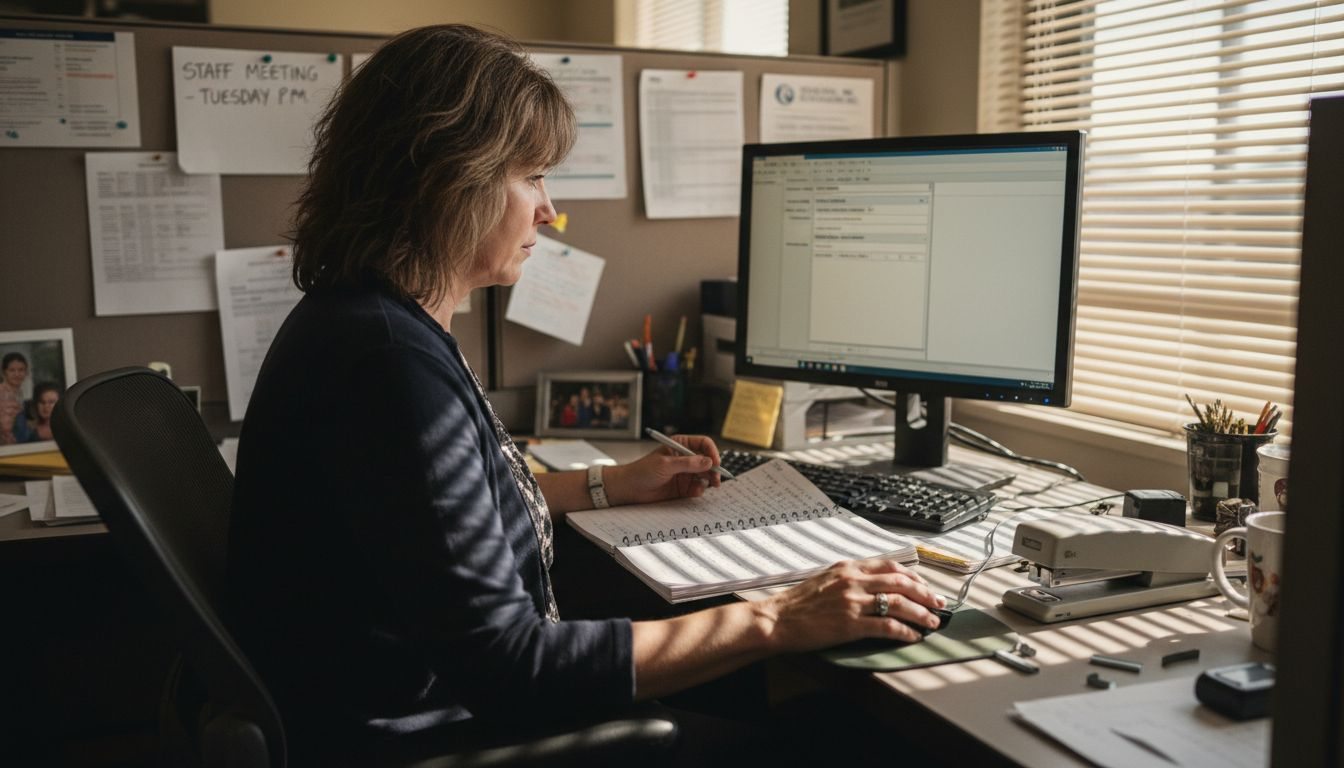 Manager editing business contact details