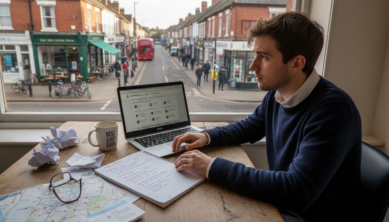 Job seeker looking at Waterlooville job listings