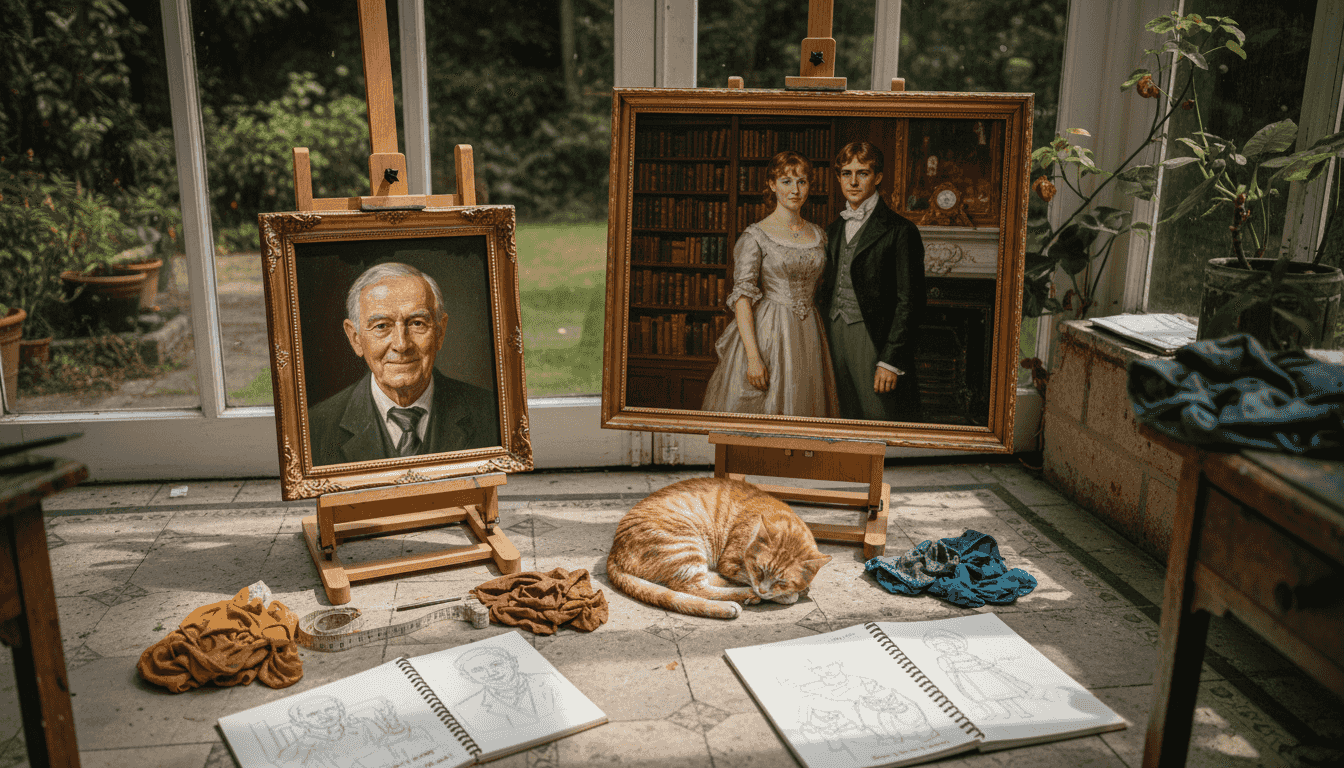 Comparing small and large portrait sizes