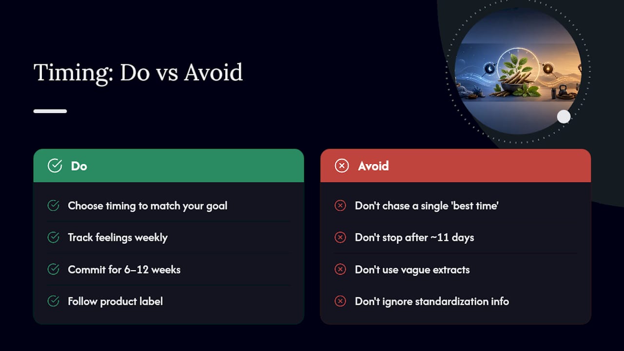 Why Most Ashwagandha Advice Misses the Point — overview diagram
