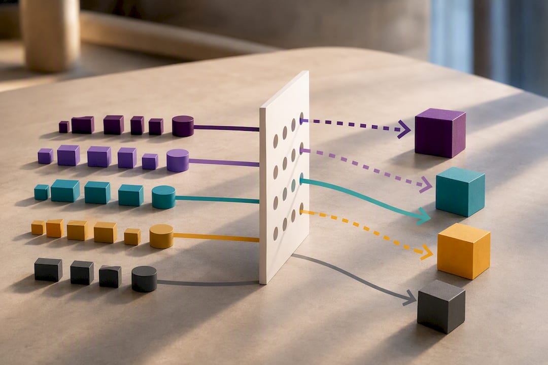 Evidence streams filtered into capability gaps