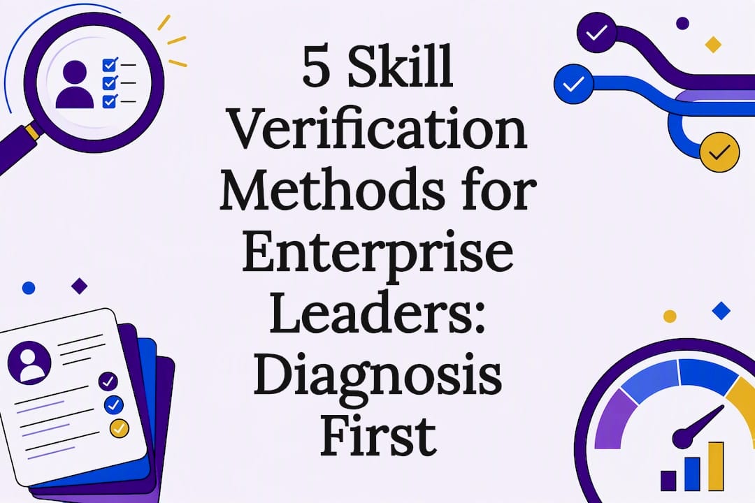 5 Skill Verification Methods for Enterprise Leaders: Diagnosis First