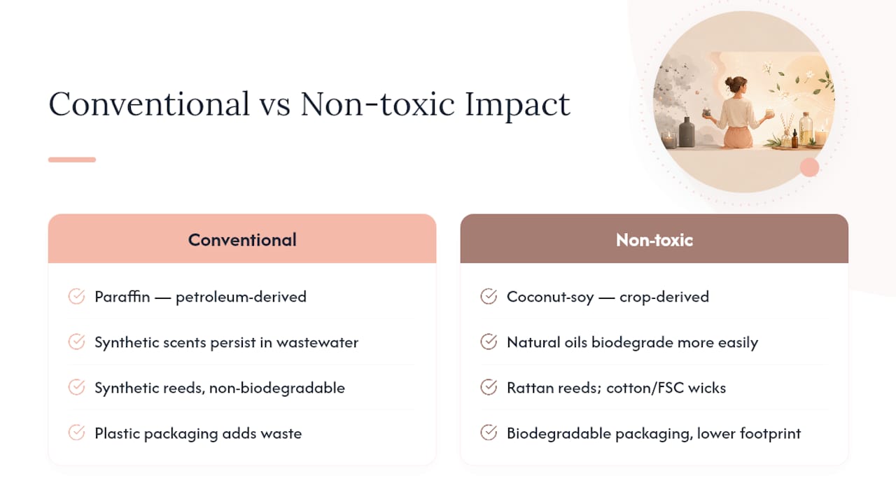 Comparison of environmental impacts of fragrance materials