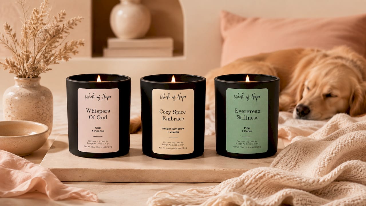 Whispers of Oud Candle | Oud + Incense