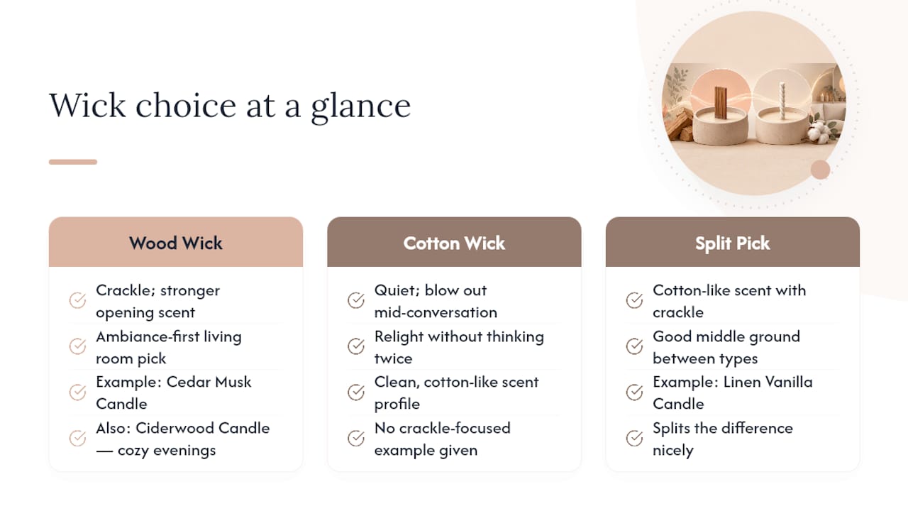 The Wick You Choose Says More About Your Room Than Your Taste — overview diagram