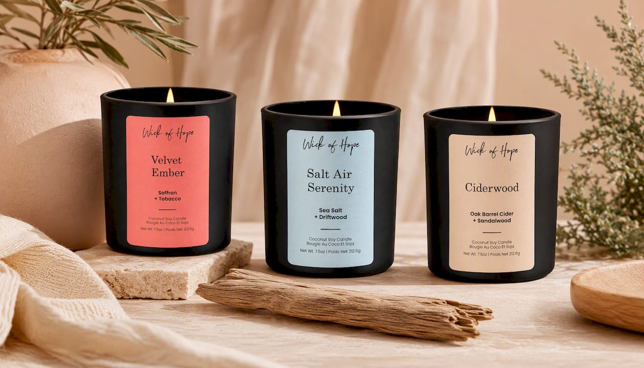 Velvet Ember Candle | Saffron + Tobacco