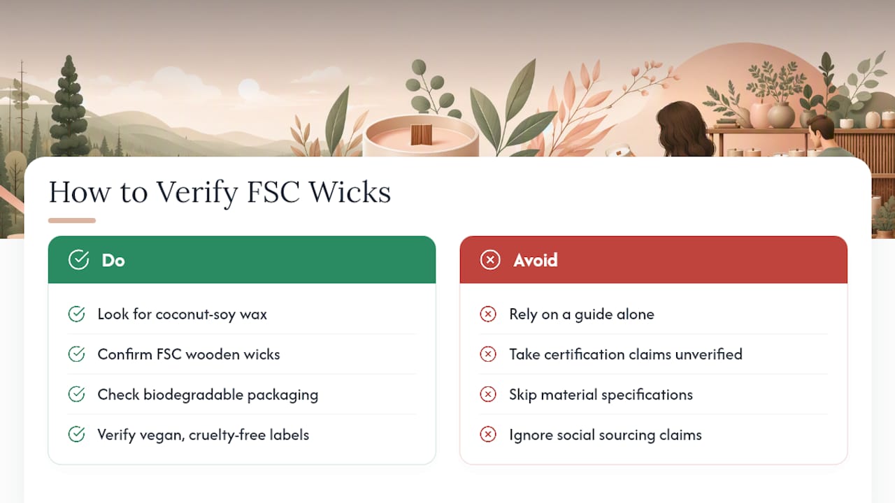 Why Trust This Guide on FSC-Certified Wicks? — overview diagram