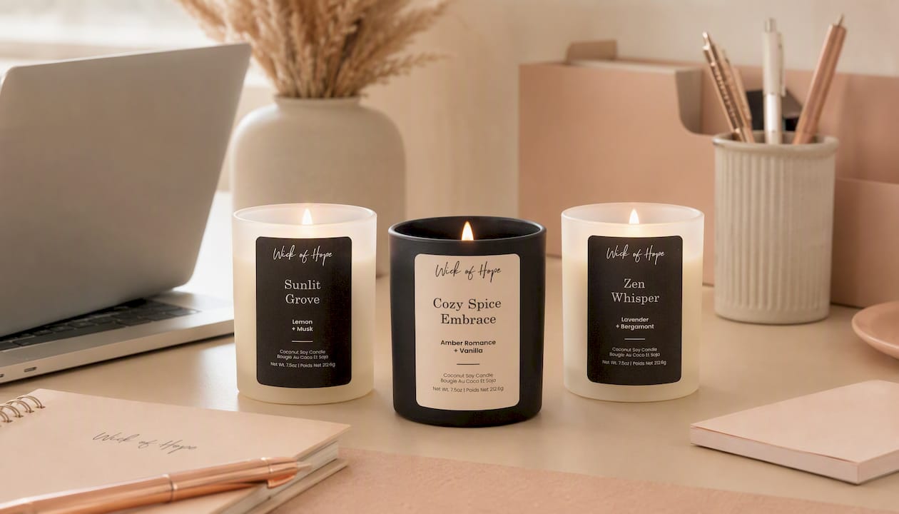 Sunlit Grove Candle | Lemon + Musk