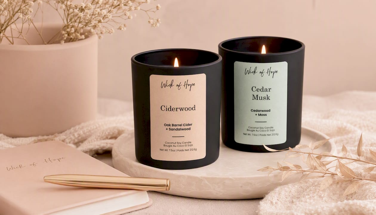 Ciderwood Candle | Oak Barrel Cider + Sandalwood