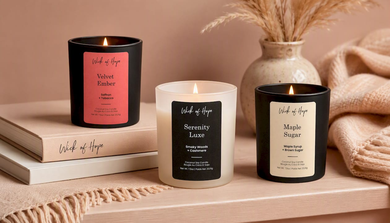 Velvet Ember Candle | Saffron + Tobacco