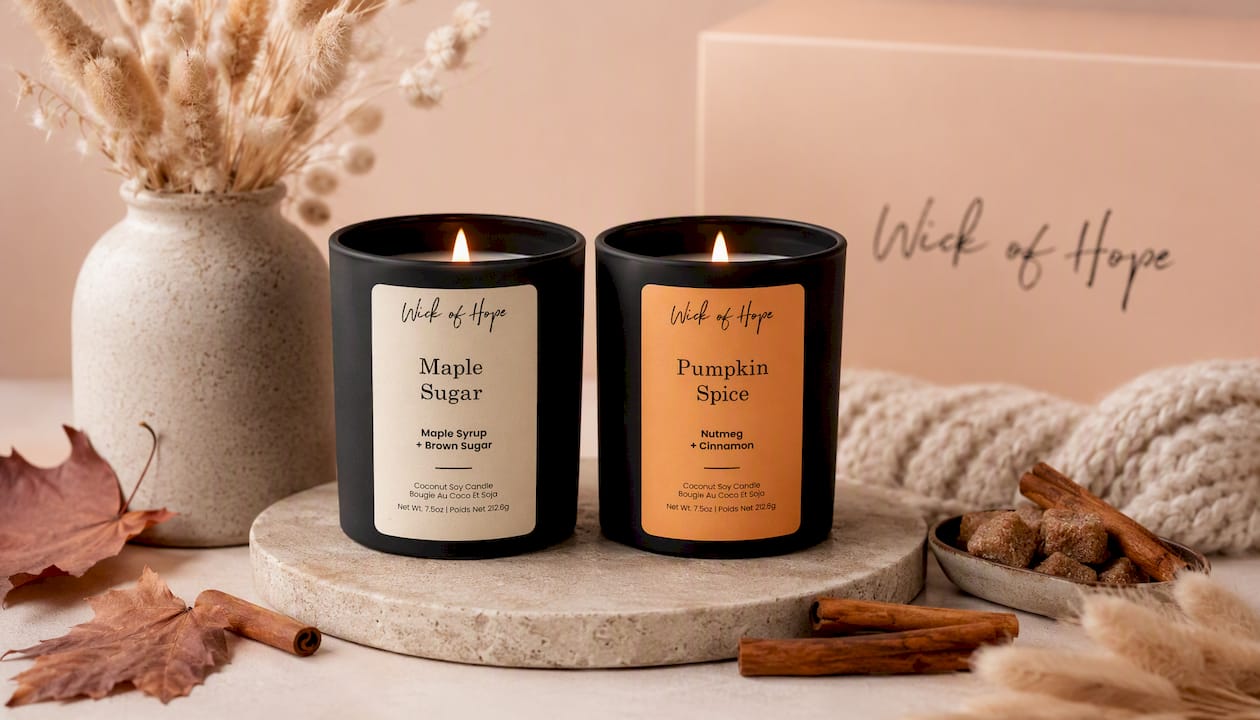 Maple Sugar Candle | Maple Syrup + Brown Sugar
