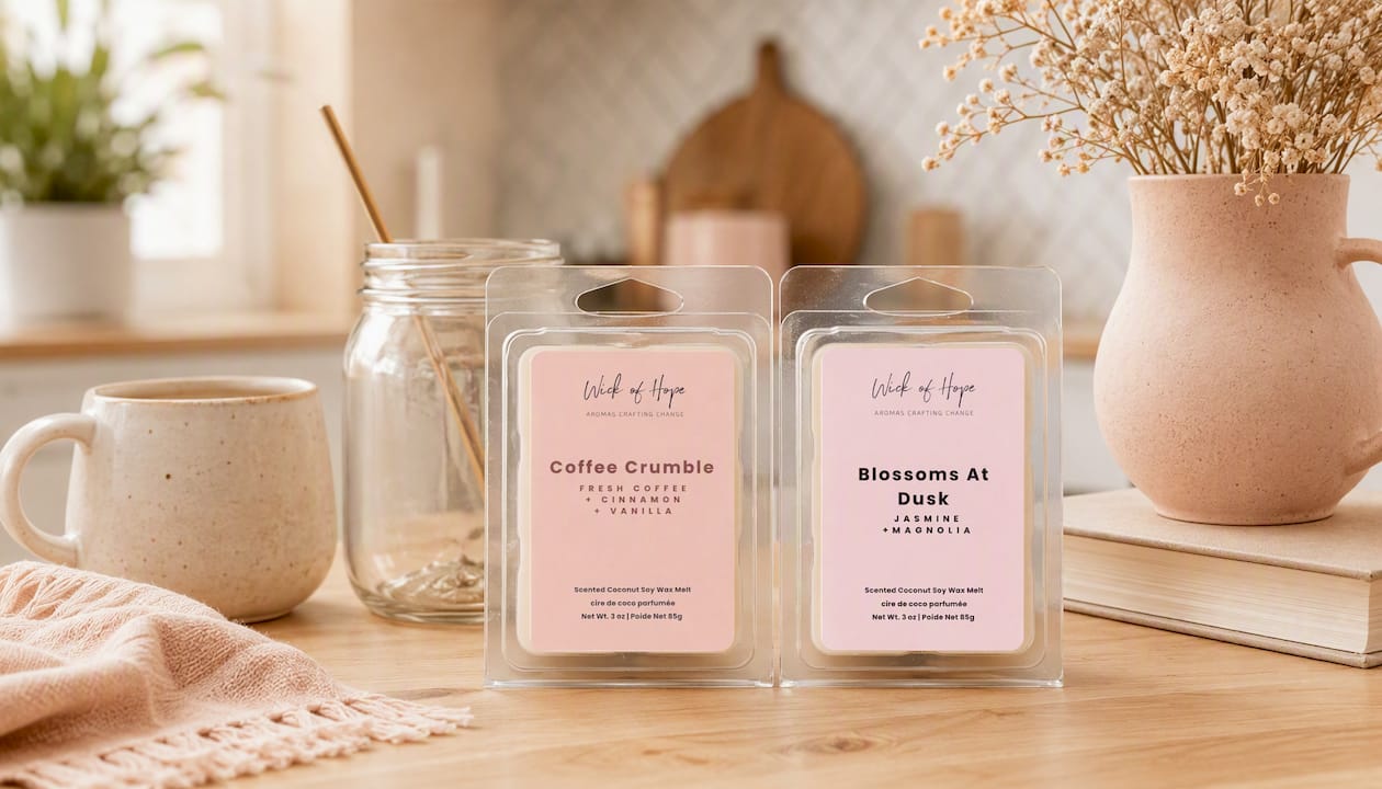 Coffee Crumble Wax Melt | Fresh Coffee + Vanilla Butter