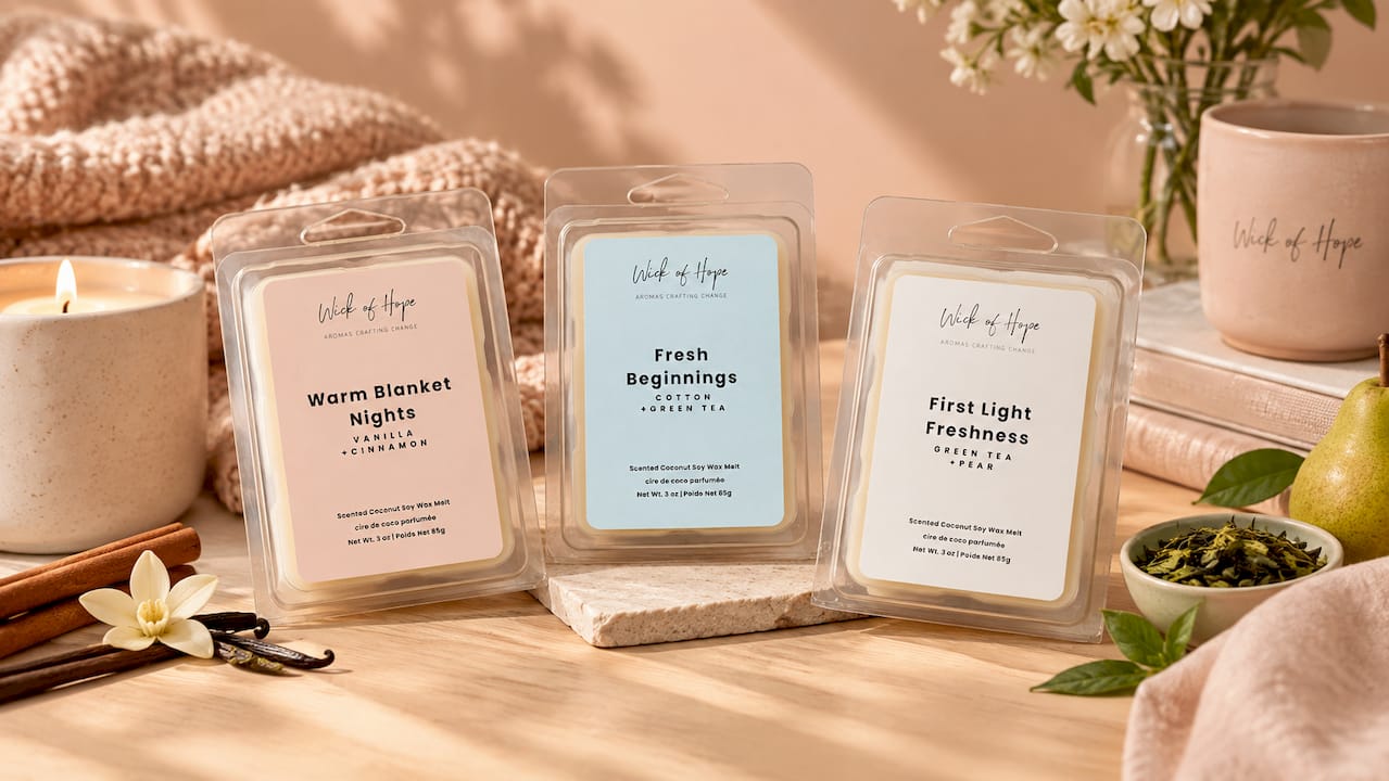 Warm Blanket Nights Wax Melt | Cinnamon + Vanilla