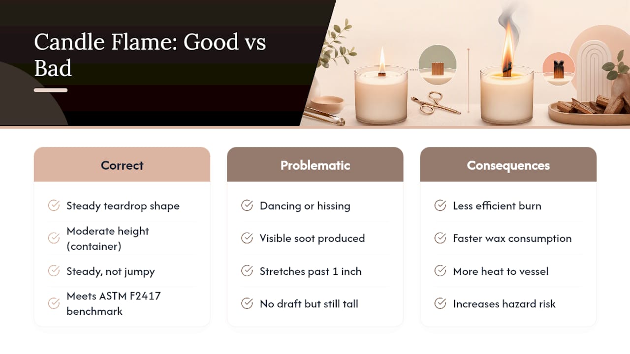 What Does a Correct Candle Flame Look Like? — overview diagram