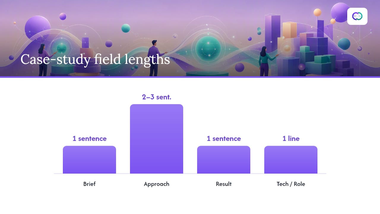 Diagram of four-field case study template structure