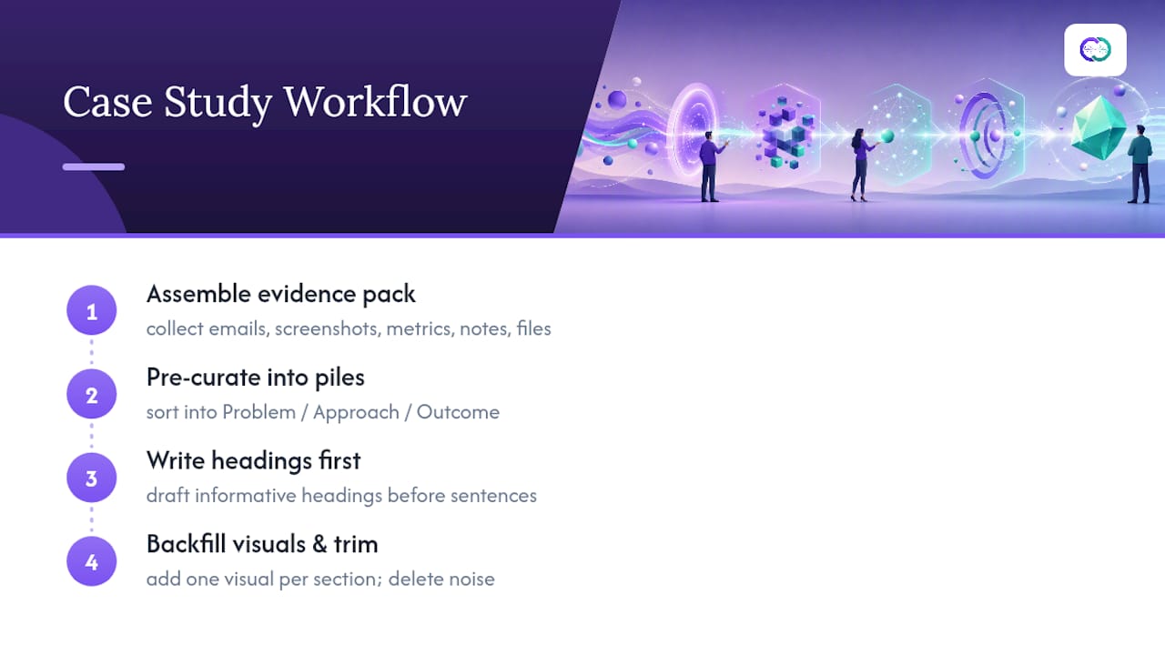 Diagram of three-pillar case study workflow