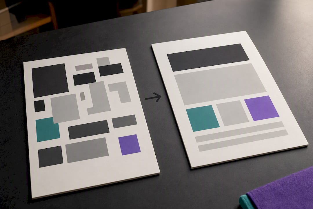 Before and after case study structure