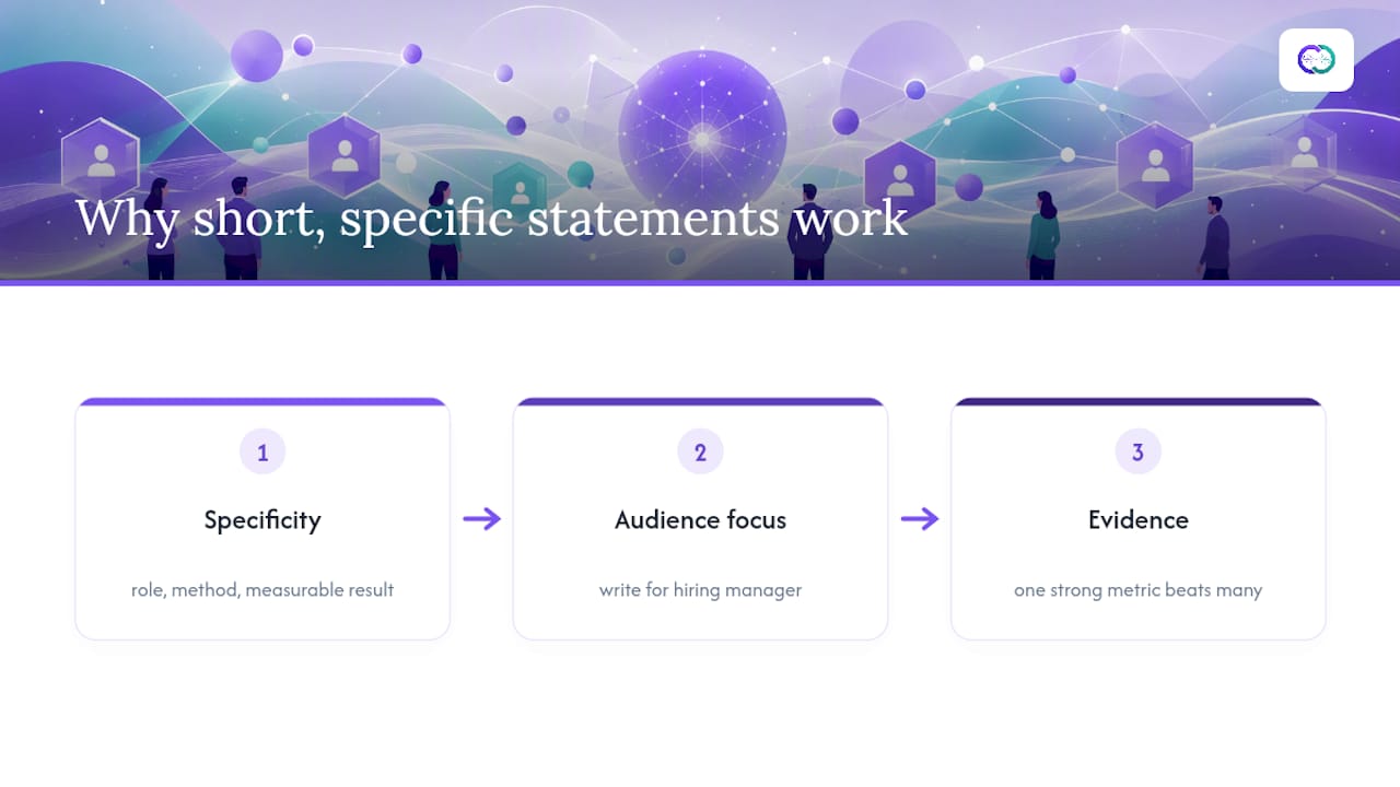 Three principles of an effective brand statement
