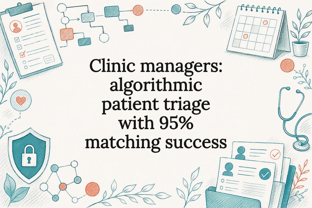Algorithmic patient triage title card