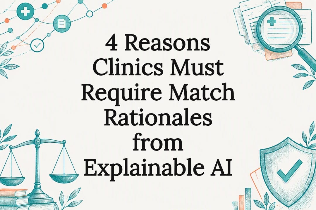 Explainable AI healthcare title card