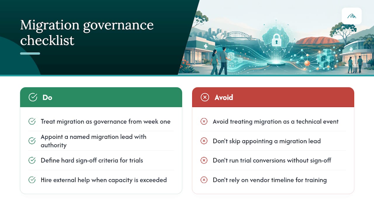 What most migration guides miss — overview diagram