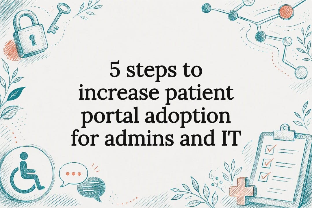 Patient portal adoption title card
