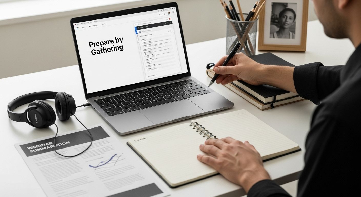 How to Summarize Webinars Effectively in 2025
