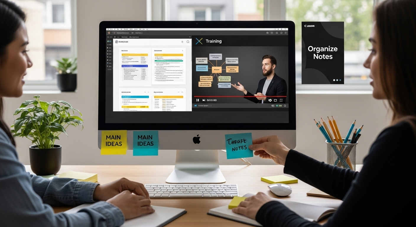 organize notes training video