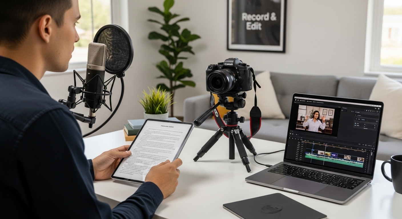 educational video recording editing