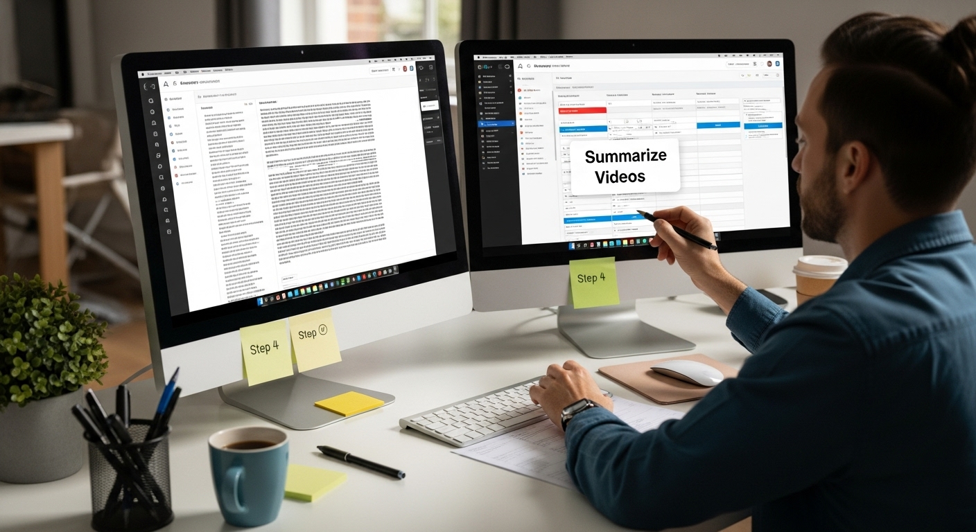 summarize videos marketers workflow