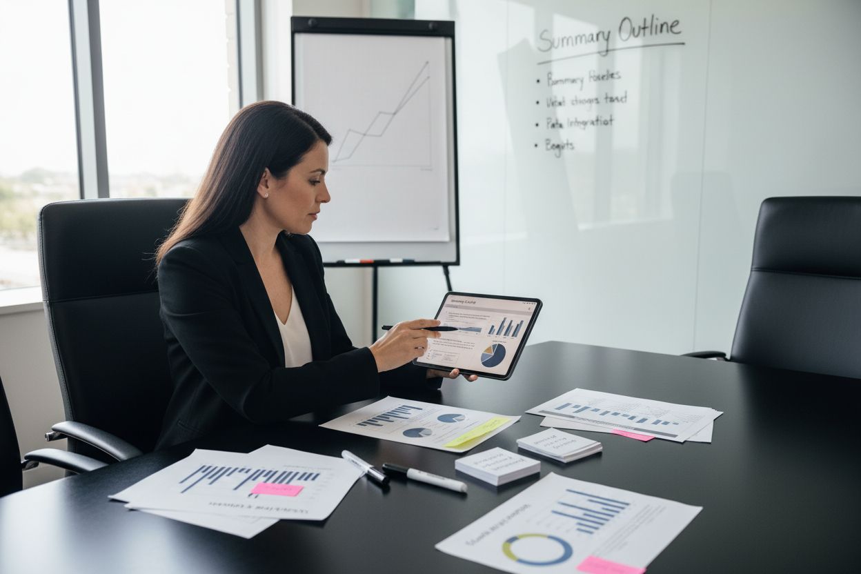 How to Summarize Policy Reports for Effective Communication