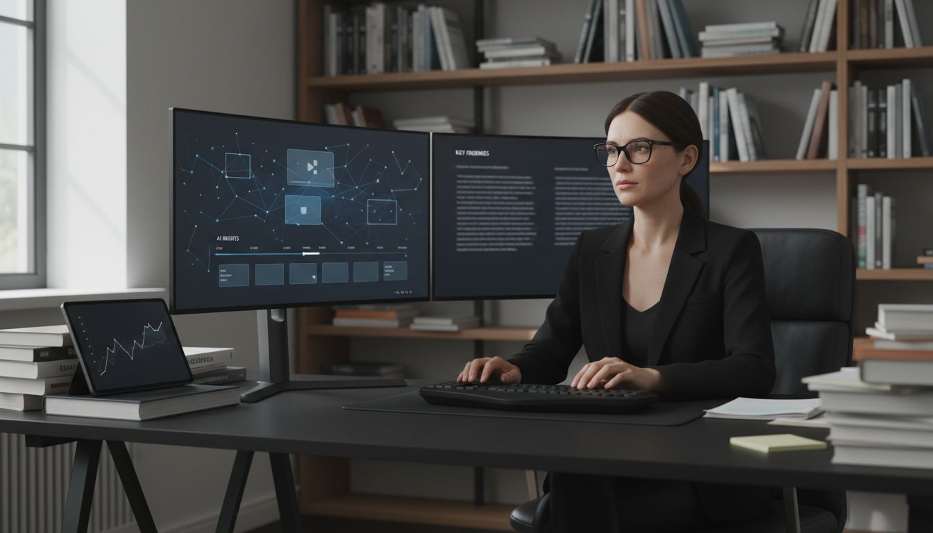 ai video summarization workspace