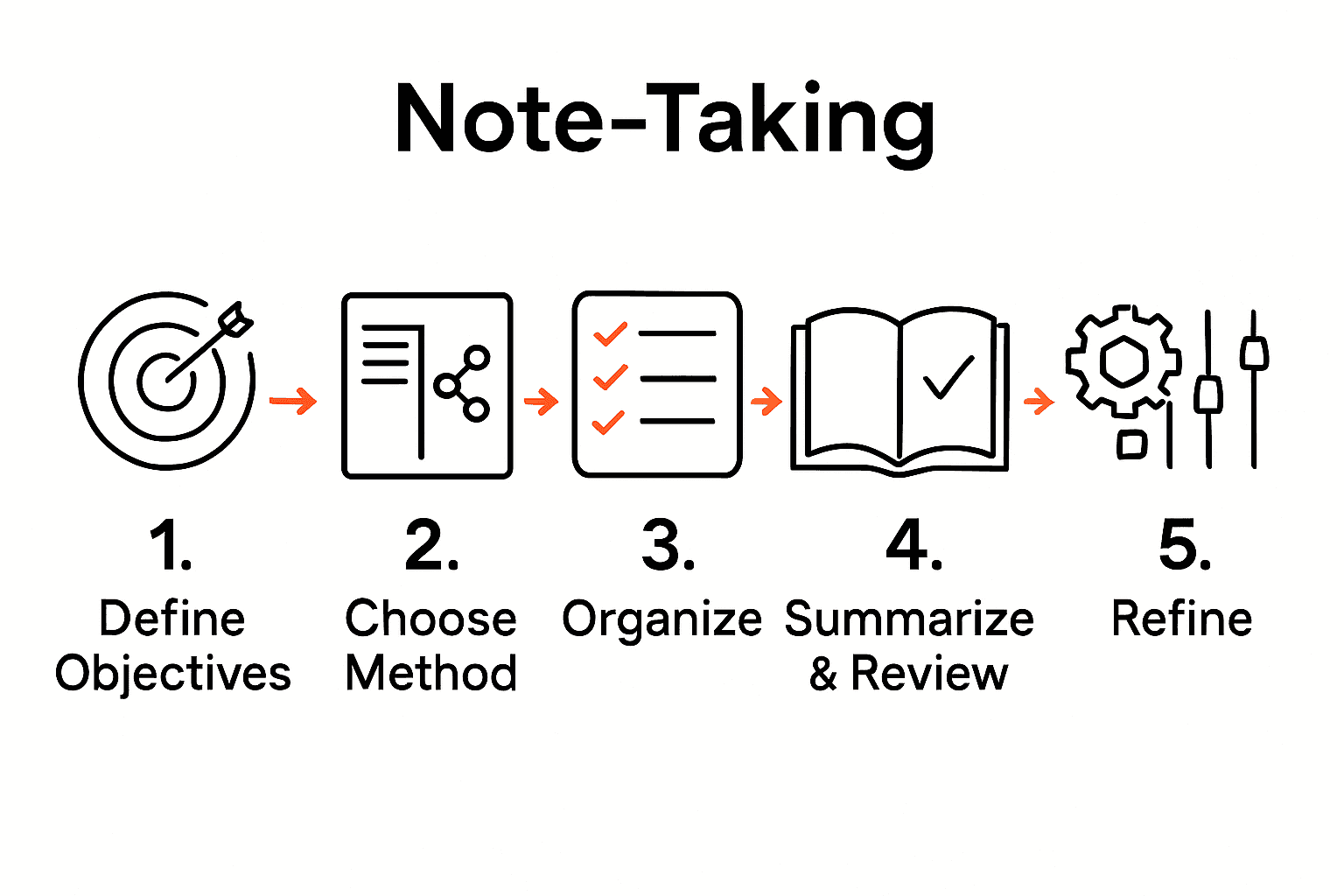Note-Taking Strategies Step by Step for Maximum Retention