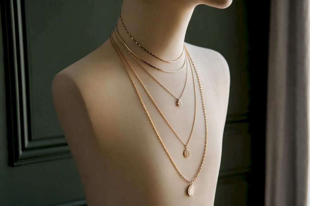 Collares pensados para resaltar según la forma de tu rostro y el tipo de escote que lleves.