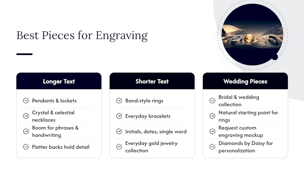 Engravable Collections Worth Ordering From — overview diagram