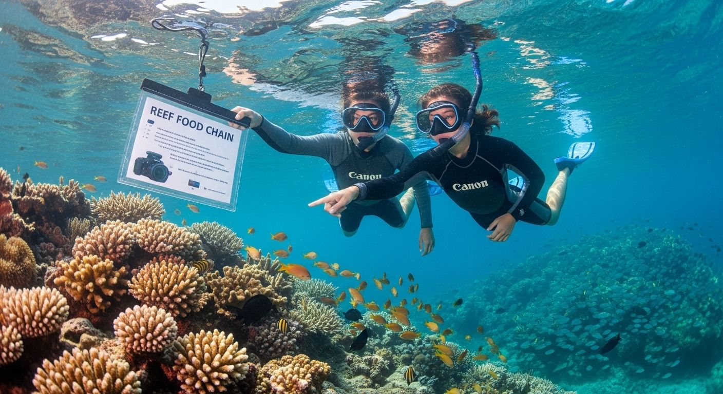 reef food chain underwater
