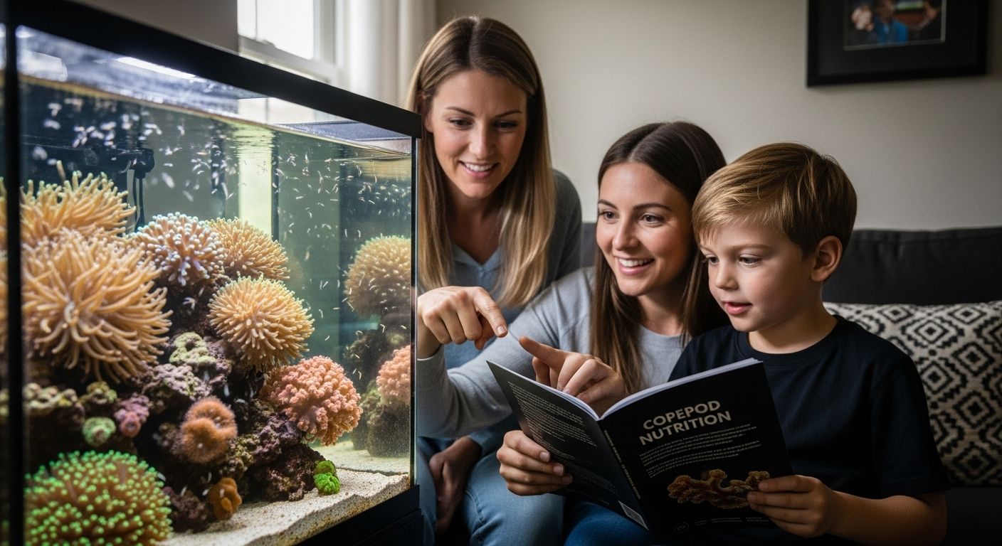 copepods healthy coral reef