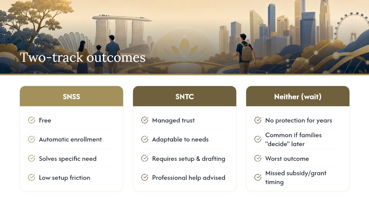 Why the Standard Advice Undersells the Two-Track Approach — overview diagram