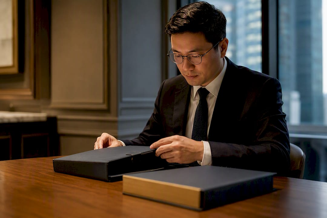 Trustee reviewing trust loan documentation