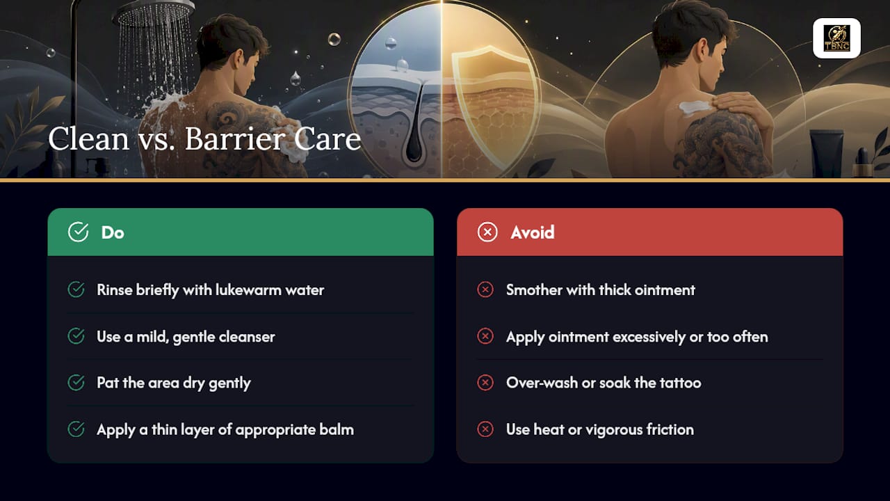 Cleanliness and skin barrier protection comparison