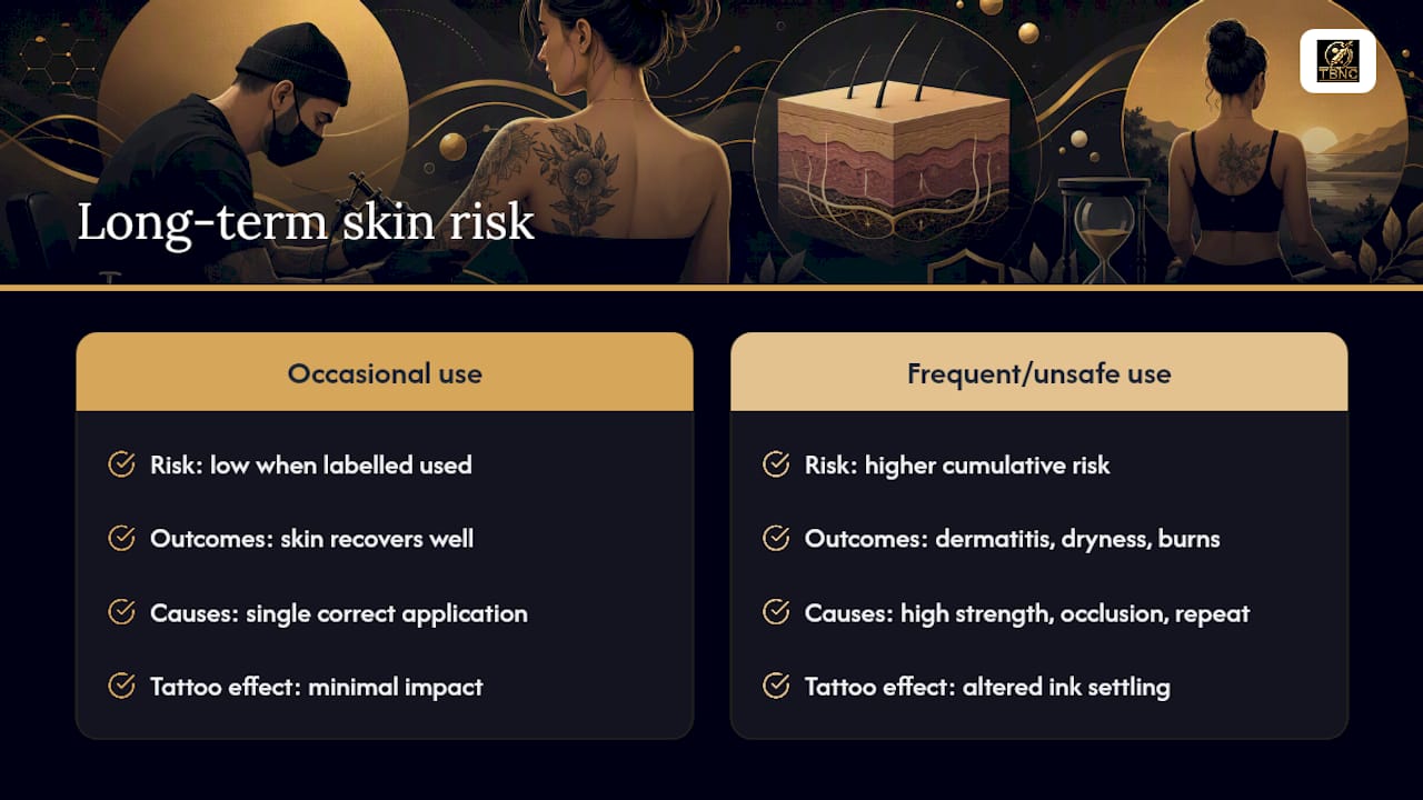 Does Repeated Numbing Use Affect Your Skin Long Term? — overview diagram