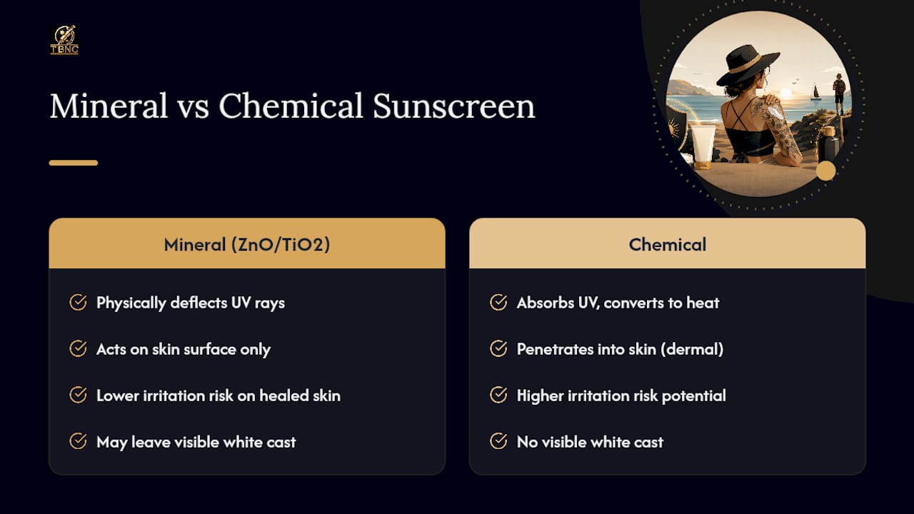 Mineral and chemical sunscreen comparison