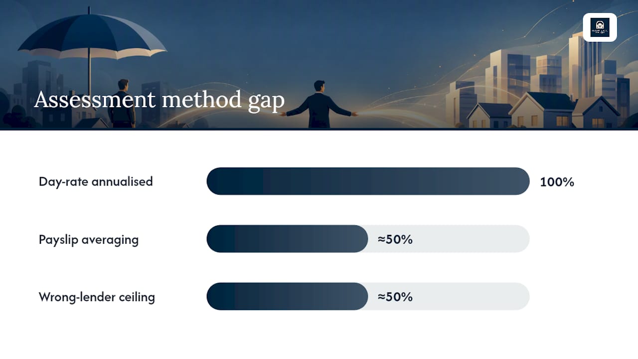Payscale and day-rate mortgage comparison