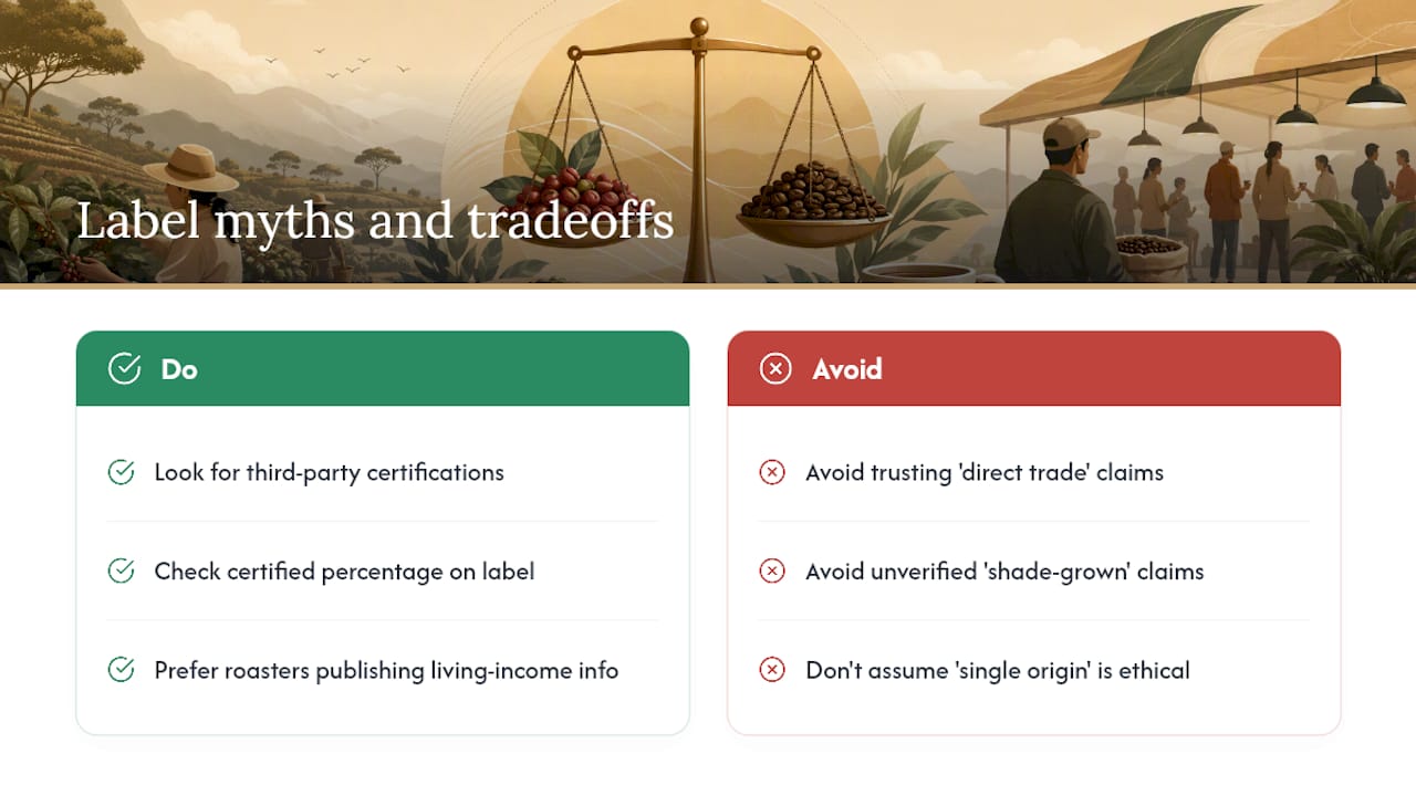 Common myths, misleading terms, and tradeoffs to watch for — overview diagram