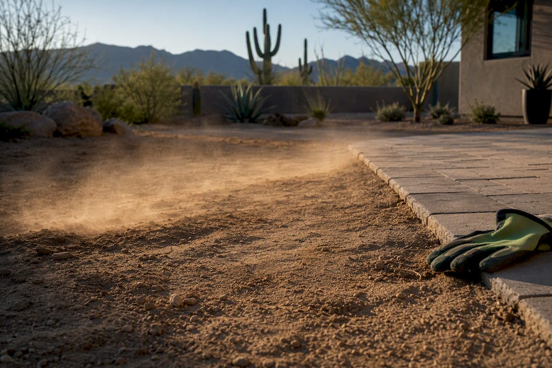 Cut Backyard Dust in One Weekend: Tucson Dust Control Scales to Pavers