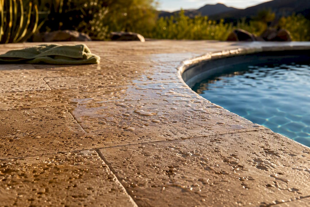 Hit 0.50 SCOF: Is Travertine Slippery for Homeowners' Pool Decks?