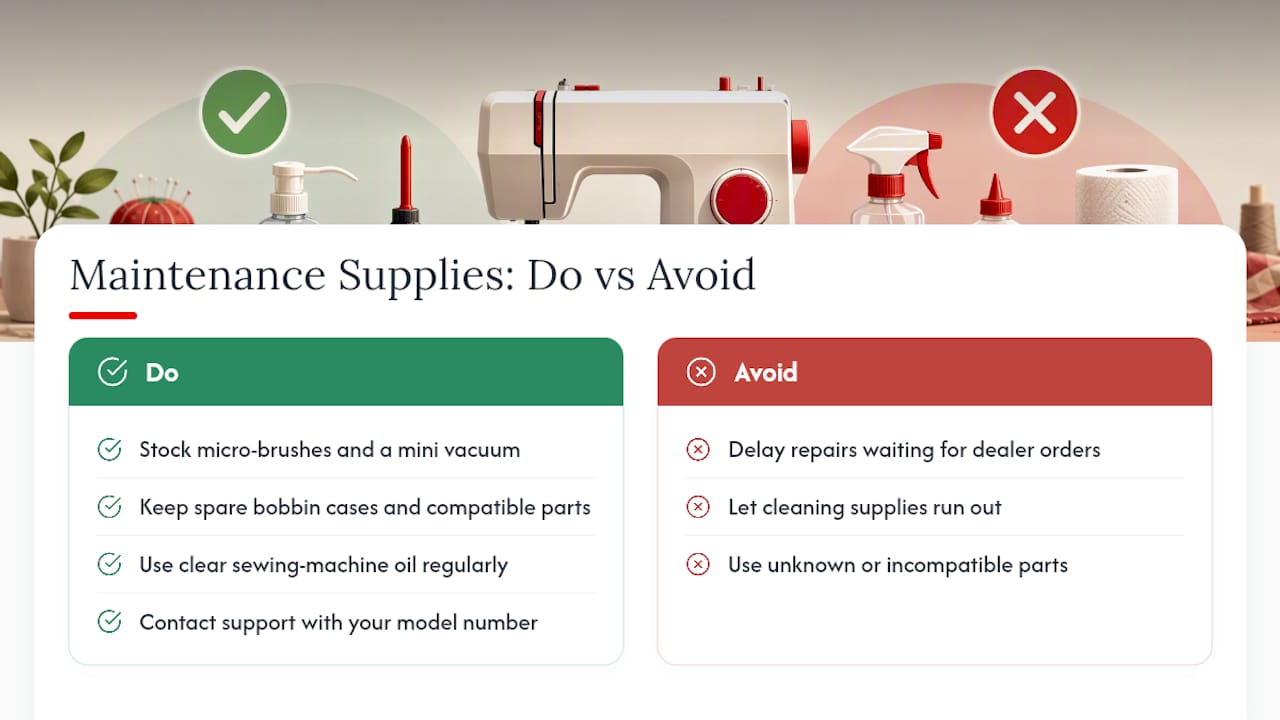 Keep Your Machine Running With the Right Supplies — overview diagram