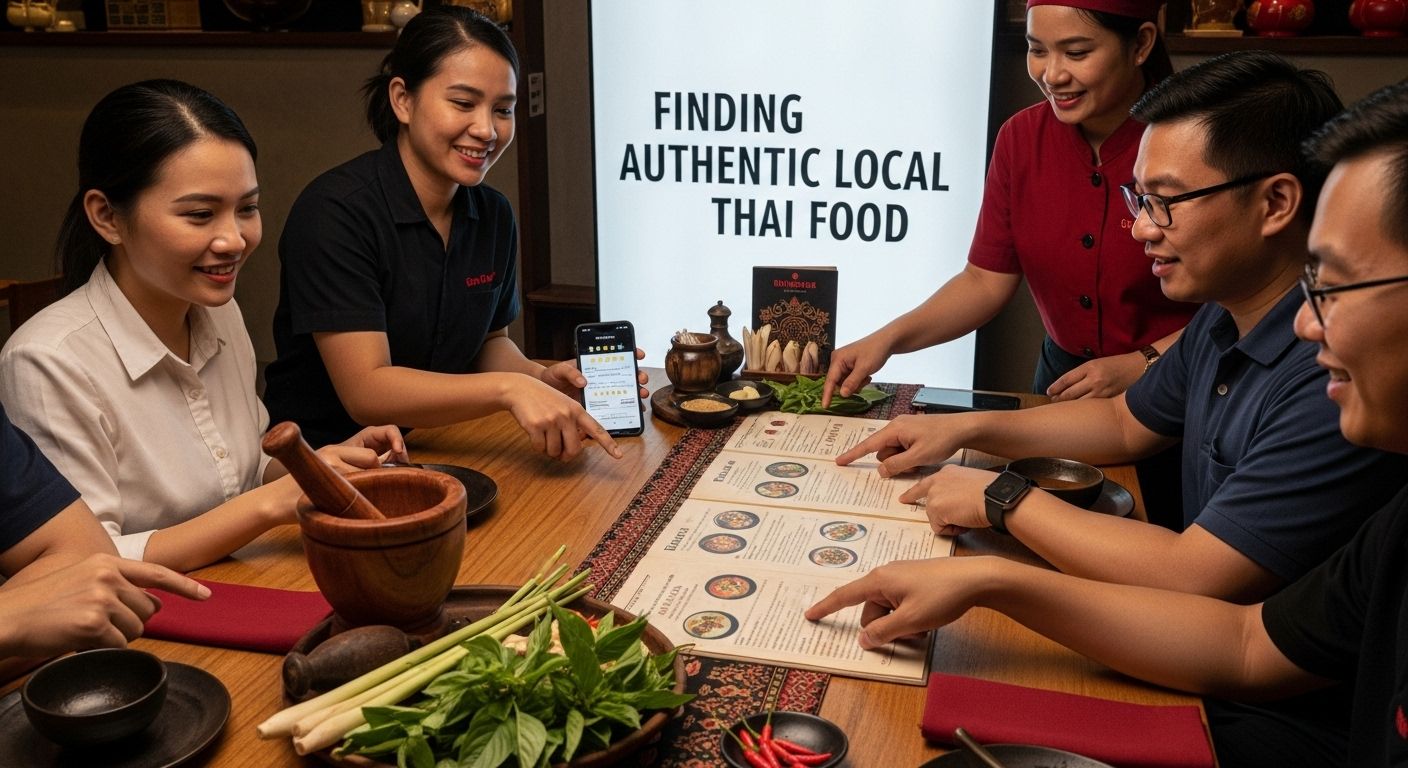 Finding authentic Thai food